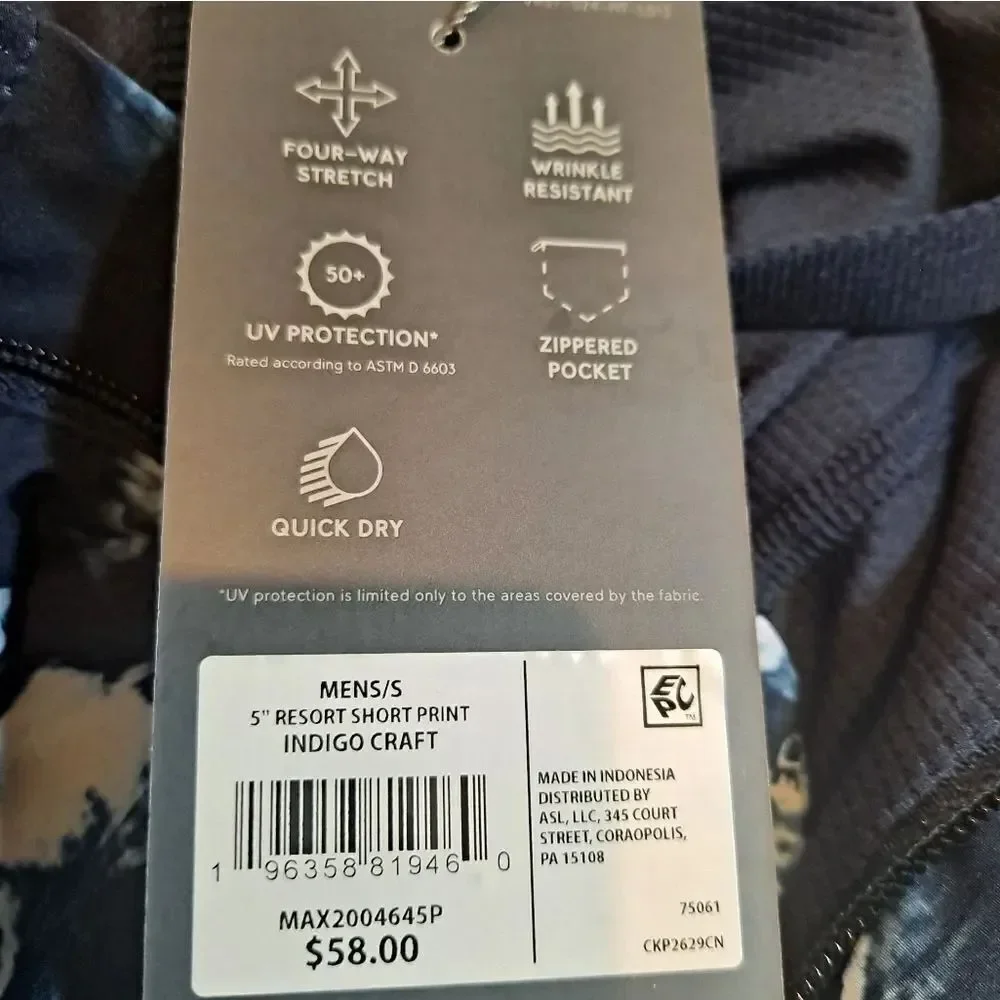 NWT Mens New VRST Swim Trunks- Small